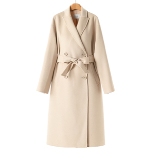 95%绵羊毛 H廓形长款 5%牦牛绒 冬装 双面呢大衣611 莫Y 1499