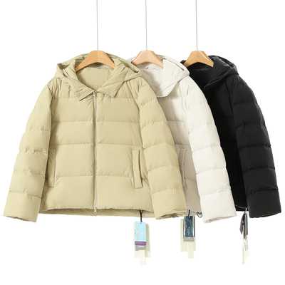 2159西湖阁老【AE】设计师冬装 松紧收口袖连帽加厚面包羽绒服015