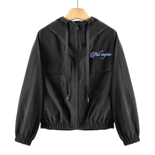 重工刺绣松紧束口连帽外套229 春季 699西湖阁老