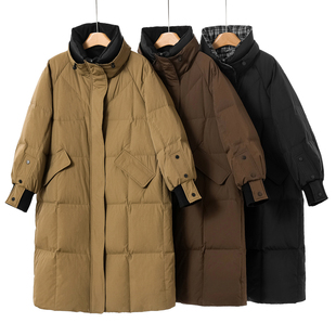 申 休闲廓版 町当季 针织束口抽绳立领 羽绒235 冬装 西湖阁老