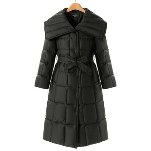 过膝护腿翻领系腰带摁扣款 冬装 羽绒服622 序 1999西湖阁老
