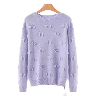 冬装 序 减龄温柔娴熟含绵羊毛毛衣212 11%兔毛 639