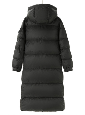 319克充绒鹅绒服【申】冬装 黑金新升级抗寒-30度极厚羽绒服003