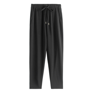 职场干练好搭松紧抽绳九分裤 西湖阁老 新款 春季 XL379 L拉