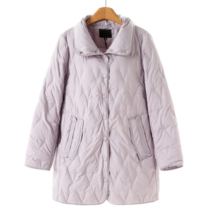 轻便保暖翻领摁扣款 冬装 羽绒服668 妍B 1359西湖阁老
