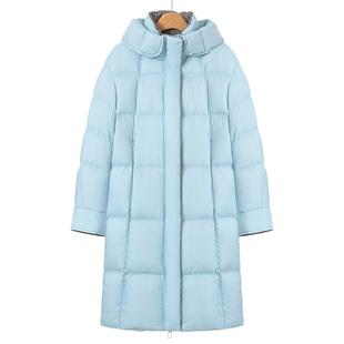 230G加厚款 泡芙感拼色长款 帛 冬装 方块羽绒服201 当季 1599