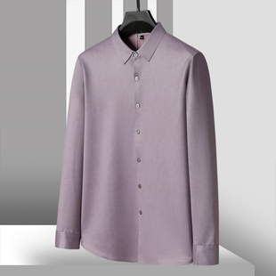 轻柔舒适含羊毛加绒绅士衬衫 男装 冬装 冰 099 西湖阁老