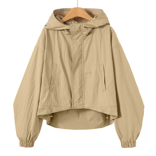小众连帽宽松休闲棉质短款 春装 外套112 熠 769西湖阁老