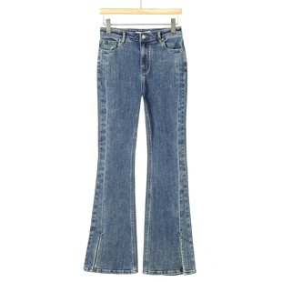 699西湖阁老 春季 秒变筷子腿开叉喇叭牛仔裤 108 熠