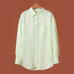 弧形不对称开叉衬衫 699 26春装 真情 411 100醋酸纤维