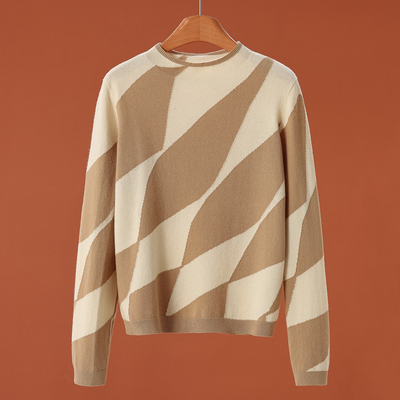 839 100绵羊毛【TH】冬装 休闲外穿拼色打底针织毛衣179