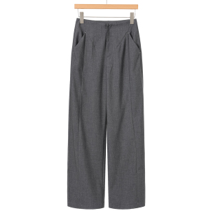 通勤气质高腰显瘦直筒西裤 598 春装 境 323 34%粘纤