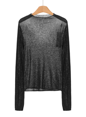 589 100绵羊毛【TH】春装 简约极简风打底薄针织衫202