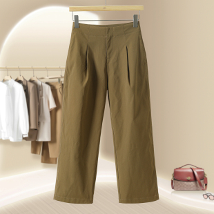 遮胯显瘦舒适休闲九分阔腿裤 春季 379 迪 469西湖阁老