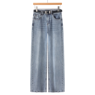 天丝有弹性腰带直筒牛仔裤 469 春装 兰 529 69%莱赛尔