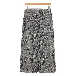 绍 春装 高腰豹纹花开叉一步半身裙083 兹 579西湖阁老