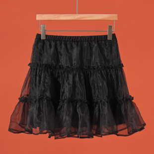 木耳花边蓬松裙大摆松紧短裙061 春季 799西湖阁老 栖