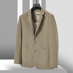 可通勤单排扣休闲西装 男装 春装 冰 外套012 西湖阁老