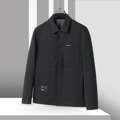 男装西湖阁老【冰】春季 设计感前襟对开口袋休闲外套101