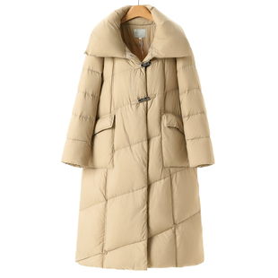 金属袢扣防风束口袖 冬装 翻领羽绒服116 兹 1899西湖阁老