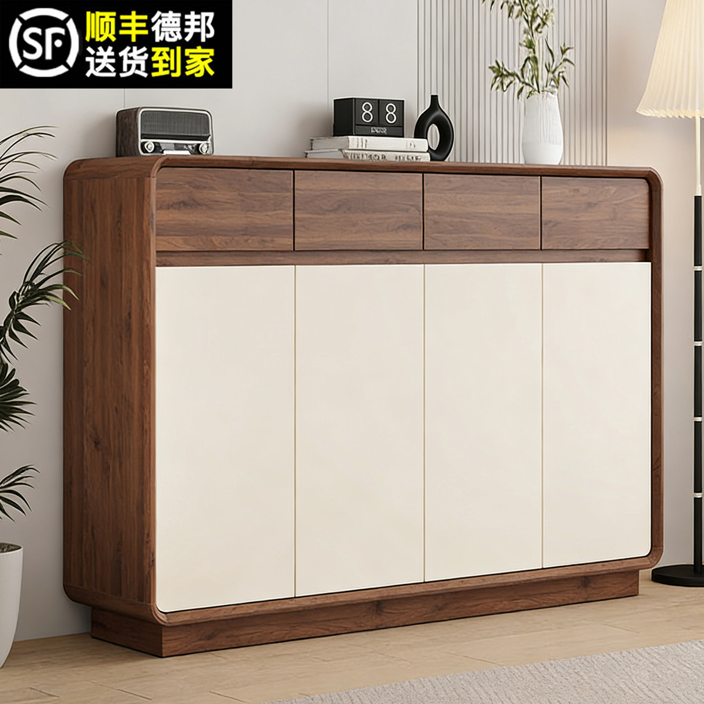 定制实木鞋柜家用门口外楼道入户玄关储物柜一体靠墙爆款2025新款,住宅家具,鞋柜,淘宝优惠券,粉丝福利购,淘宝优惠卷