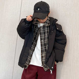 2024新款儿童羽绒服白鸭绒国标男女童冬季外套牛仔拼接中大童韩版