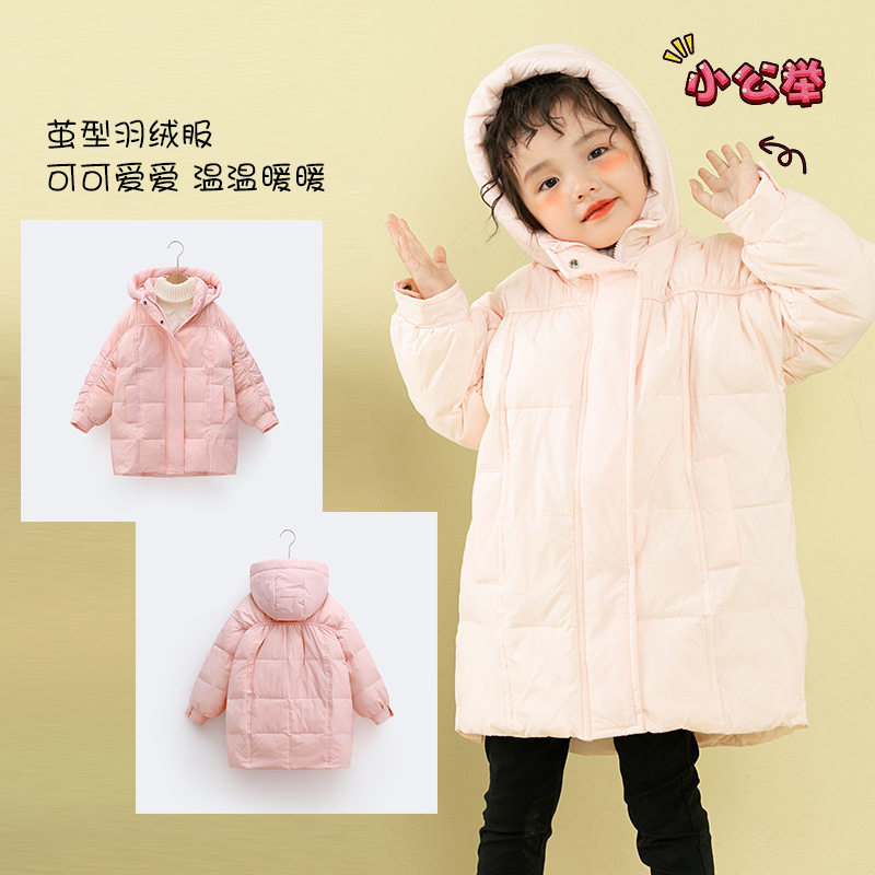 90%冬季女童小孩中小大童装女孩