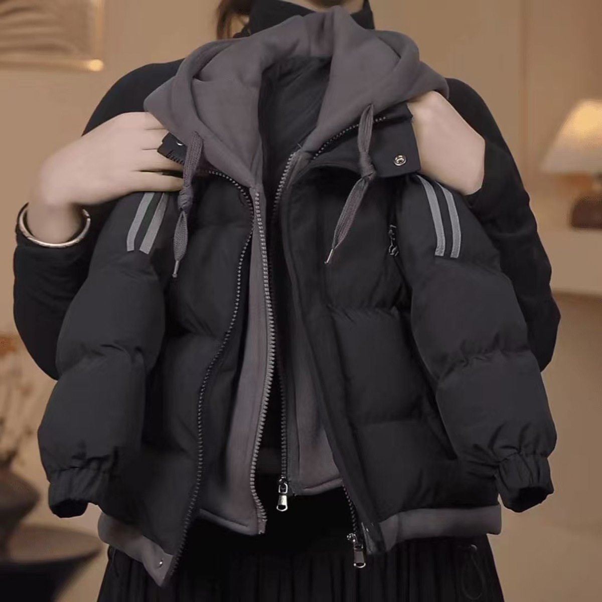 儿童羽绒棉服男童冬季加厚外套连