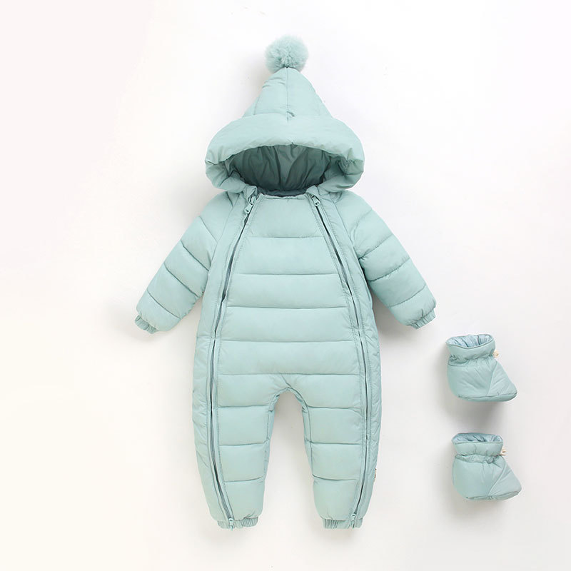 新生婴幼儿衣服冬季爬服宝宝加厚