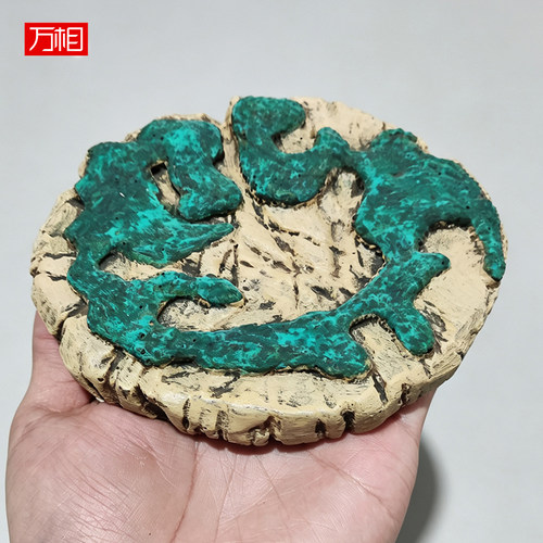 七龙珠火影海贼黄土场景地台树脂实心手办配件孙悟空底座兵人DIY