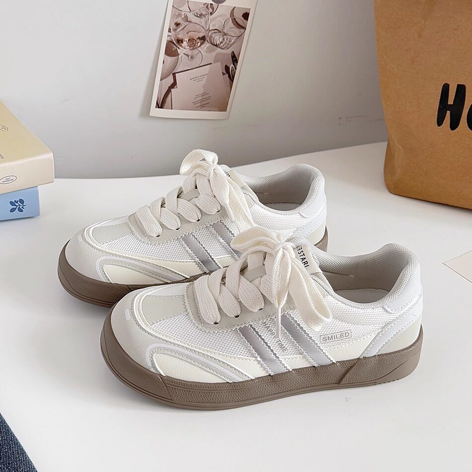 女童德训鞋2026春夏季新款中大童休闲鞋初中生女孩运动鞋透气网面