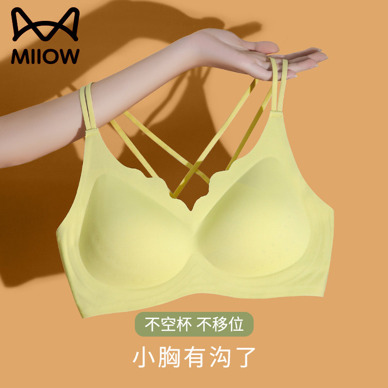 猫人无痕美背内衣女聚拢上托