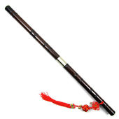 奇宝居演奏笛子苦竹笛横笛初学曲笛梆笛乐器配吊坠诗句随机雕刻D