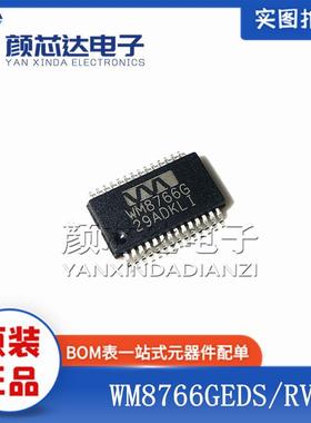 原装正品 WM8766GEDS/RV WM8766G SSOP- 28贴片 音频转换器芯片IC