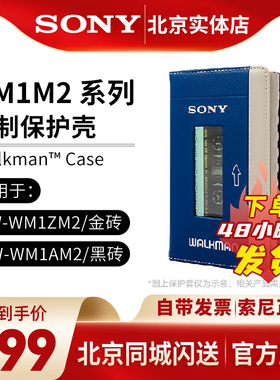 Sony/索尼WM1ZM2 WM1AM2定制皮套金砖黑砖二代专用定制保护套/壳
