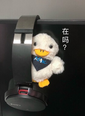 原单围巾发声ins风毛绒丑萌挂件