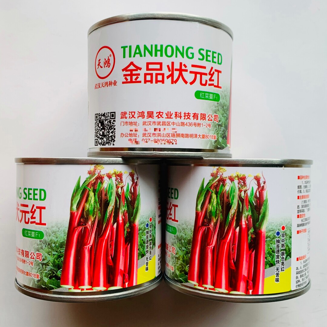 金品状元红菜苔种子脆甜好吃耐热耐寒菜苔种籽农家秋季播蔬菜种孑