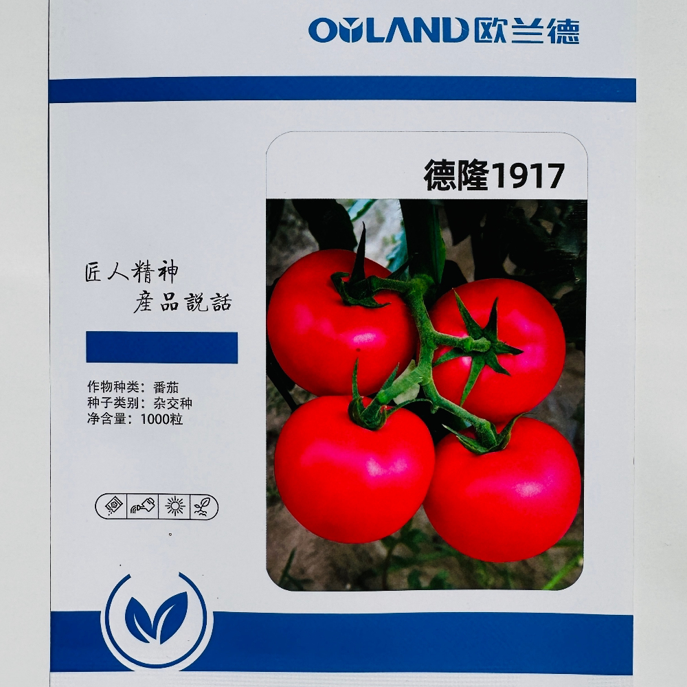 德隆1917粉果番茄种子杂交早熟无限生长大果西红柿种籽早春大棚播