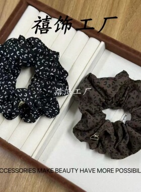 气质小蛮腰荷叶边发圈百搭少女复古发绳