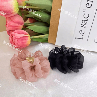 温柔气质风轻奢高级感4.5cm小号抓夹发夹头饰超仙