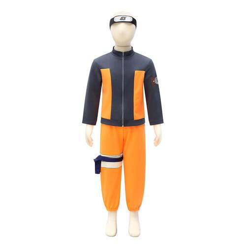 儿童鸣人COS服舞台装万圣节
