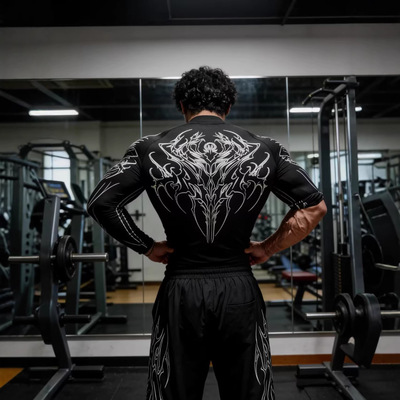 Breathedivinity男士T恤长袖欧美