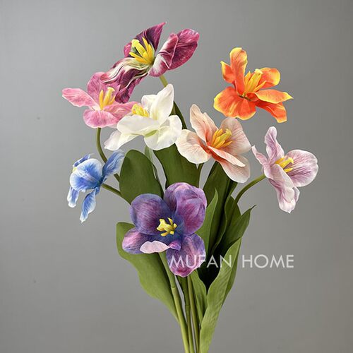 大花郁金香仿真花花束家居