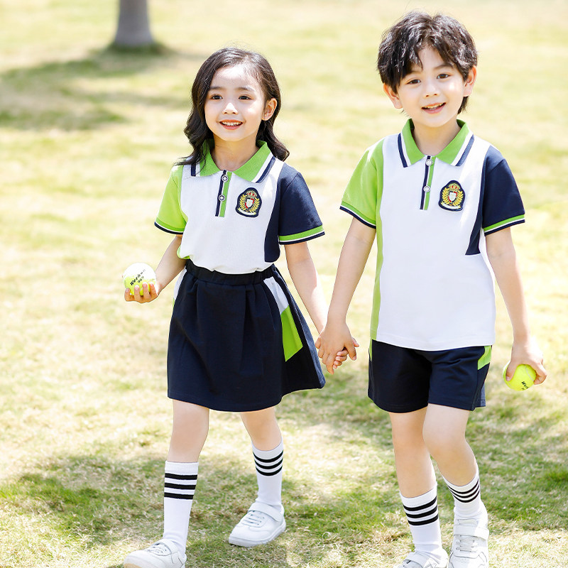 儿童校服套装夏季小学生班