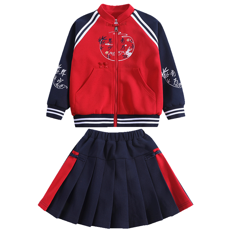 幼儿园服春秋装民族风国学班服