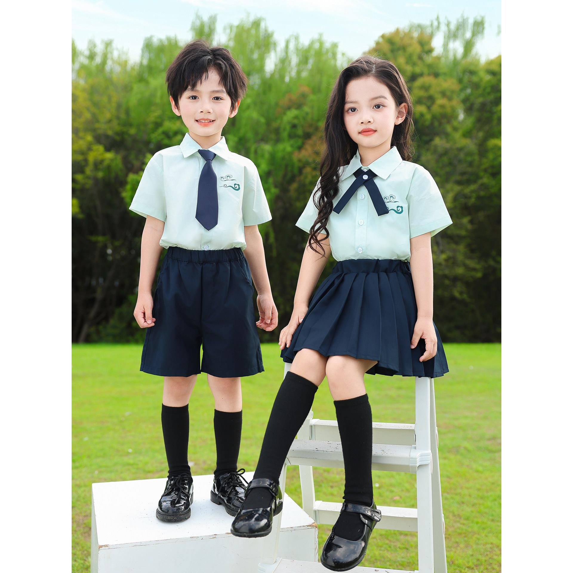 小学生泰式院风jk校服套装