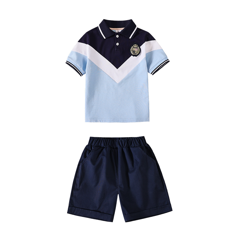 小学生校服夏季运动纯棉套装儿童