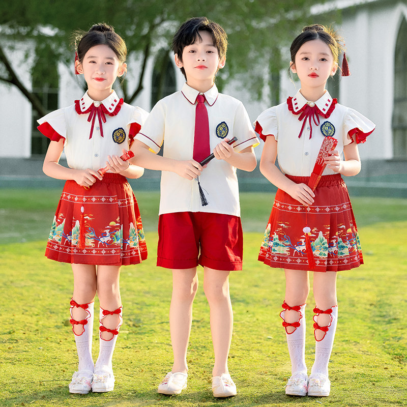女小孩表演服儿童节舞蹈演出服