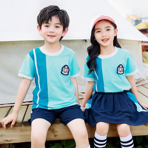 幼儿园园服夏装学院风纯棉校服