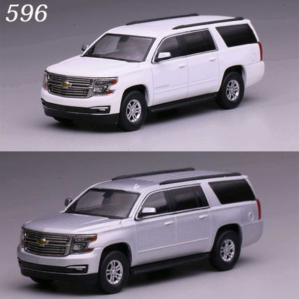 596新品1:64雪佛兰萨博班汽车模型仿真合金车模收藏摆件儿童玩具